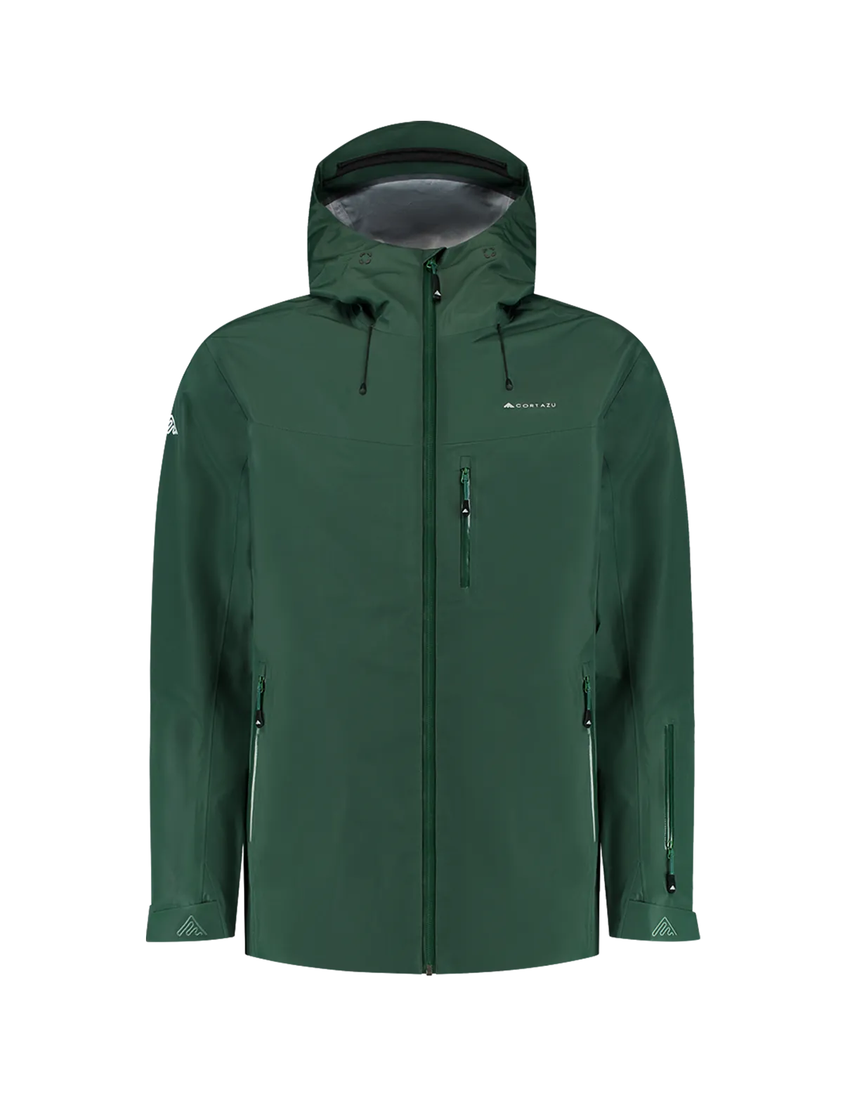 All weather Hardshell Jacket Dark Green | Men