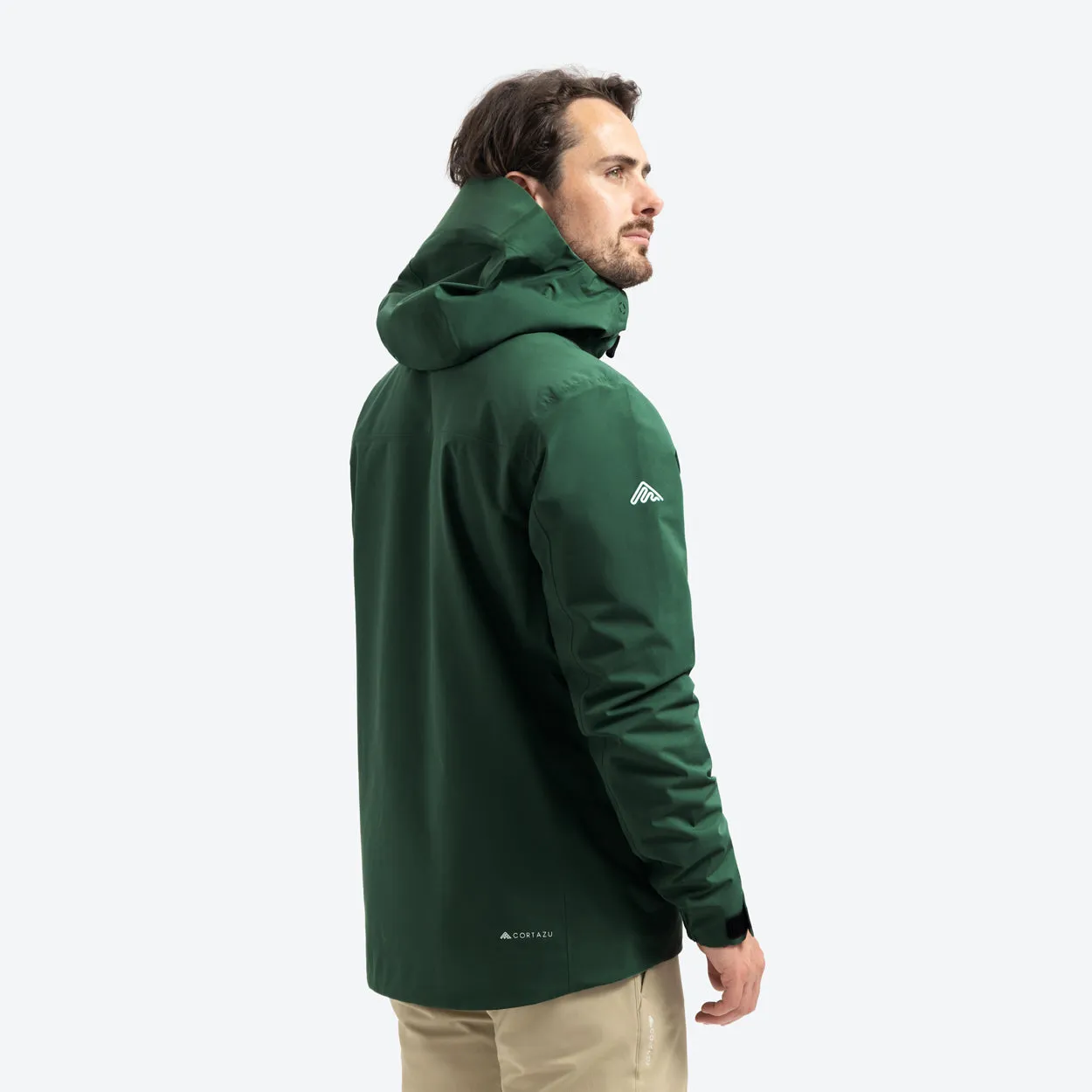 All weather Hardshell Jacket Dark Green | Men