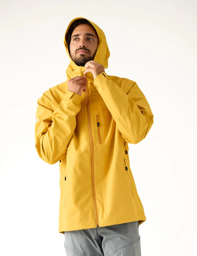 All weather Hardshell Jacket Yellow | Men