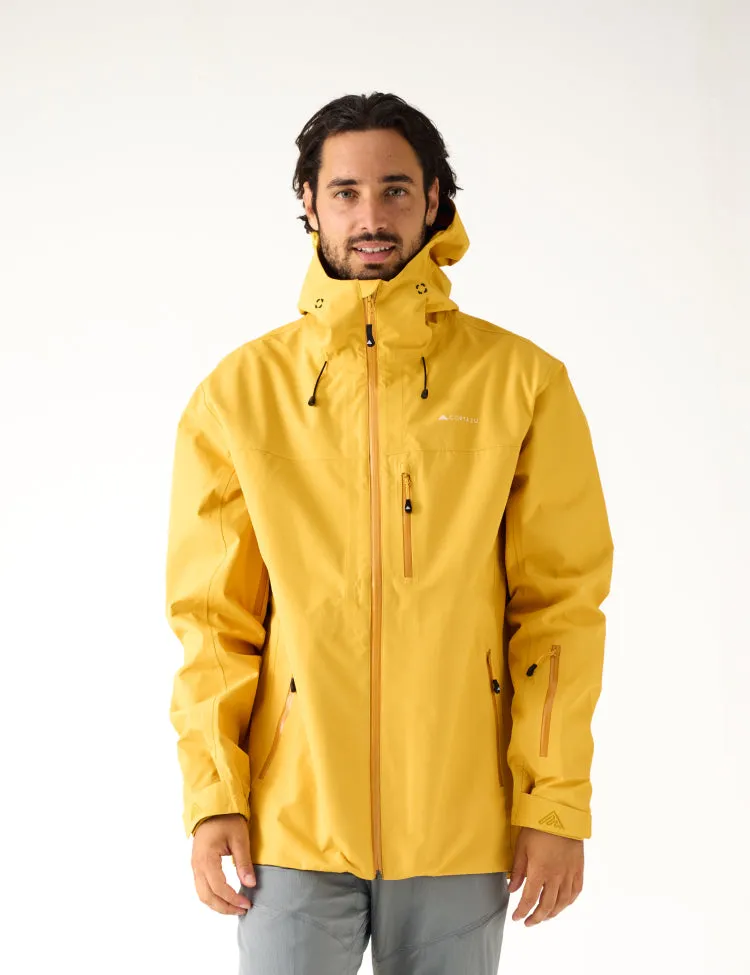 All weather Hardshell Jacket Yellow | Men