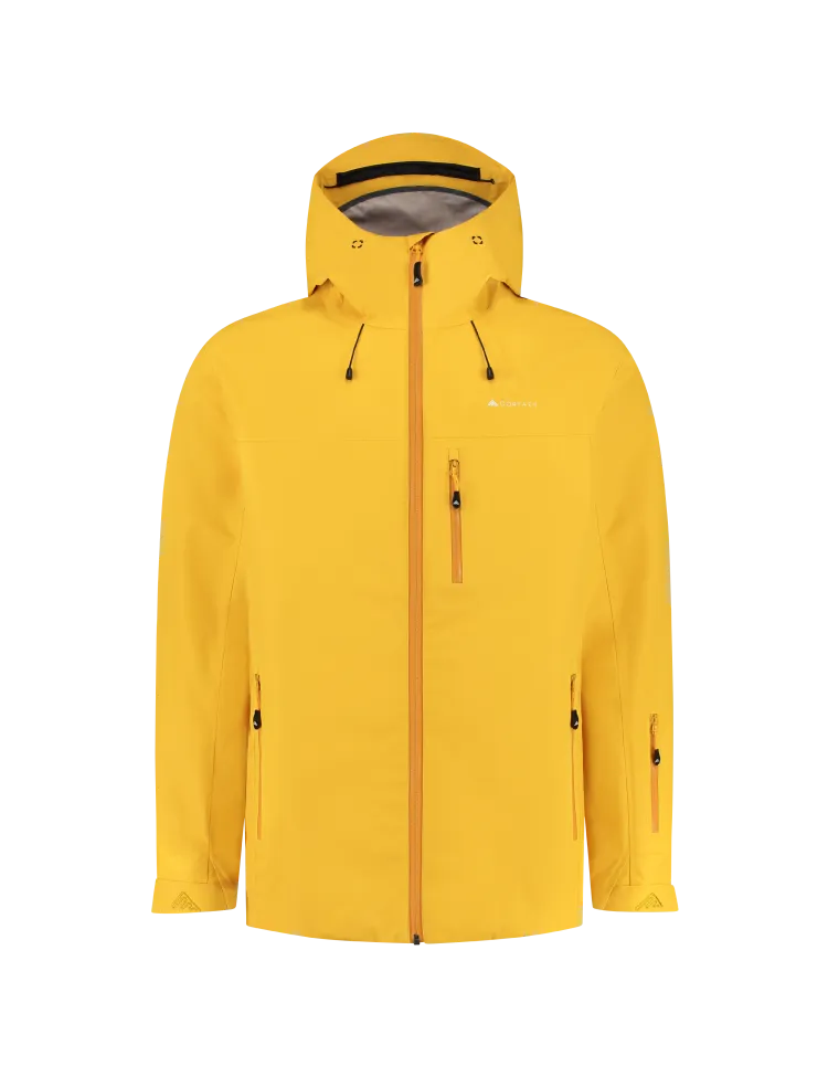 All weather Hardshell Jacket Yellow | Men