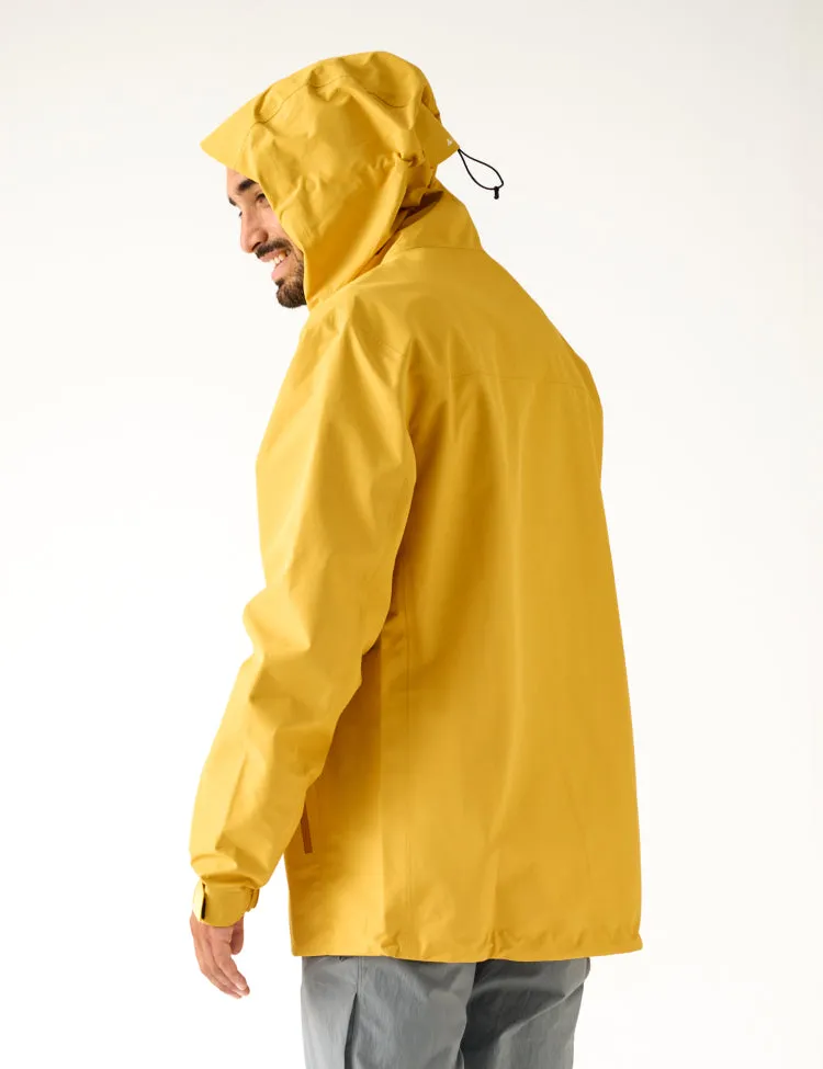 All weather Hardshell Jacket Yellow | Men