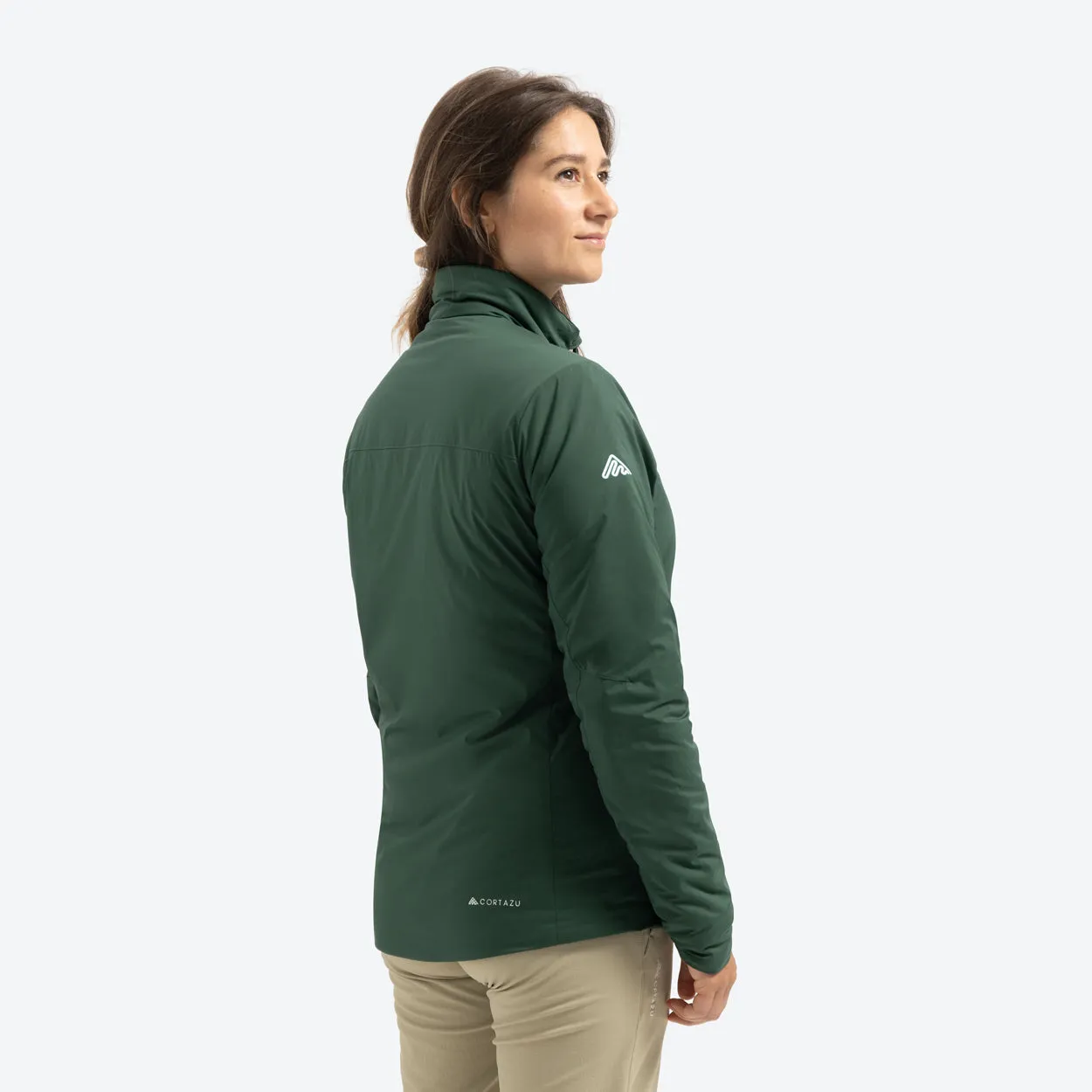 All weather Mid-layer Jacket Dark Green | Women