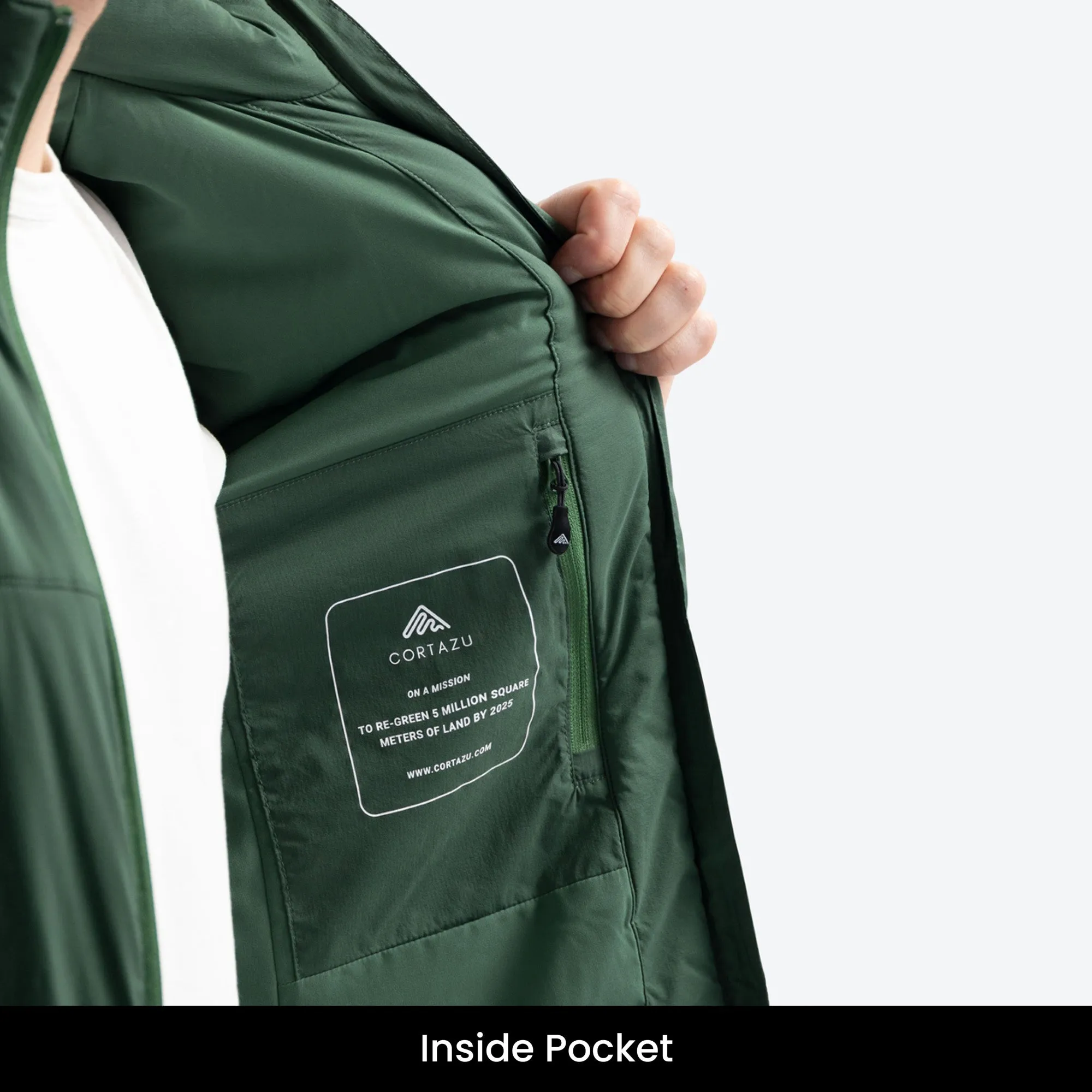 All weather Mid-layer Jacket Dark Green | Women