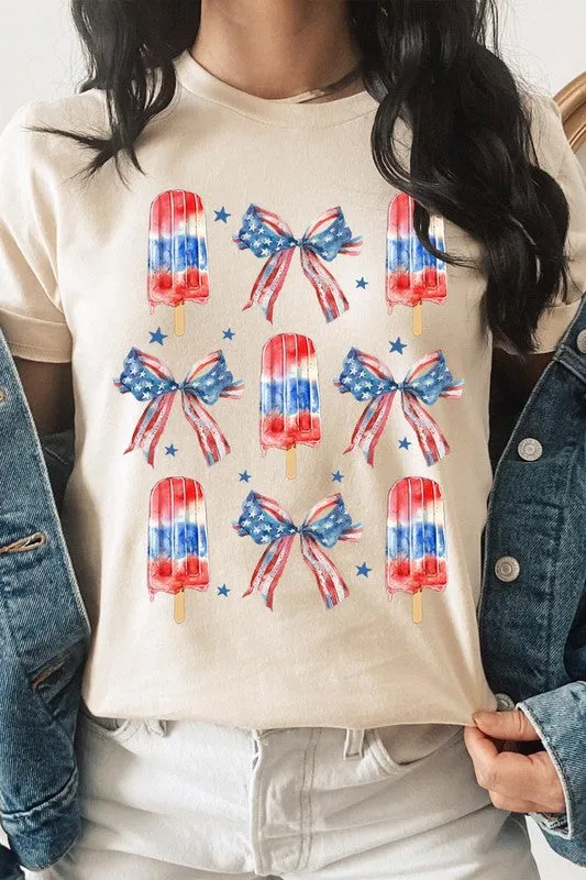 America Popsicle Graphic T Shirts