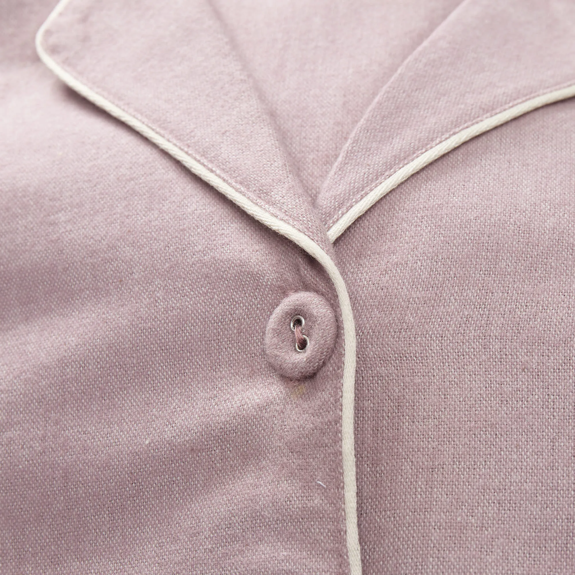 Arove Pyjama Shirt [Light mauve/Natural white]