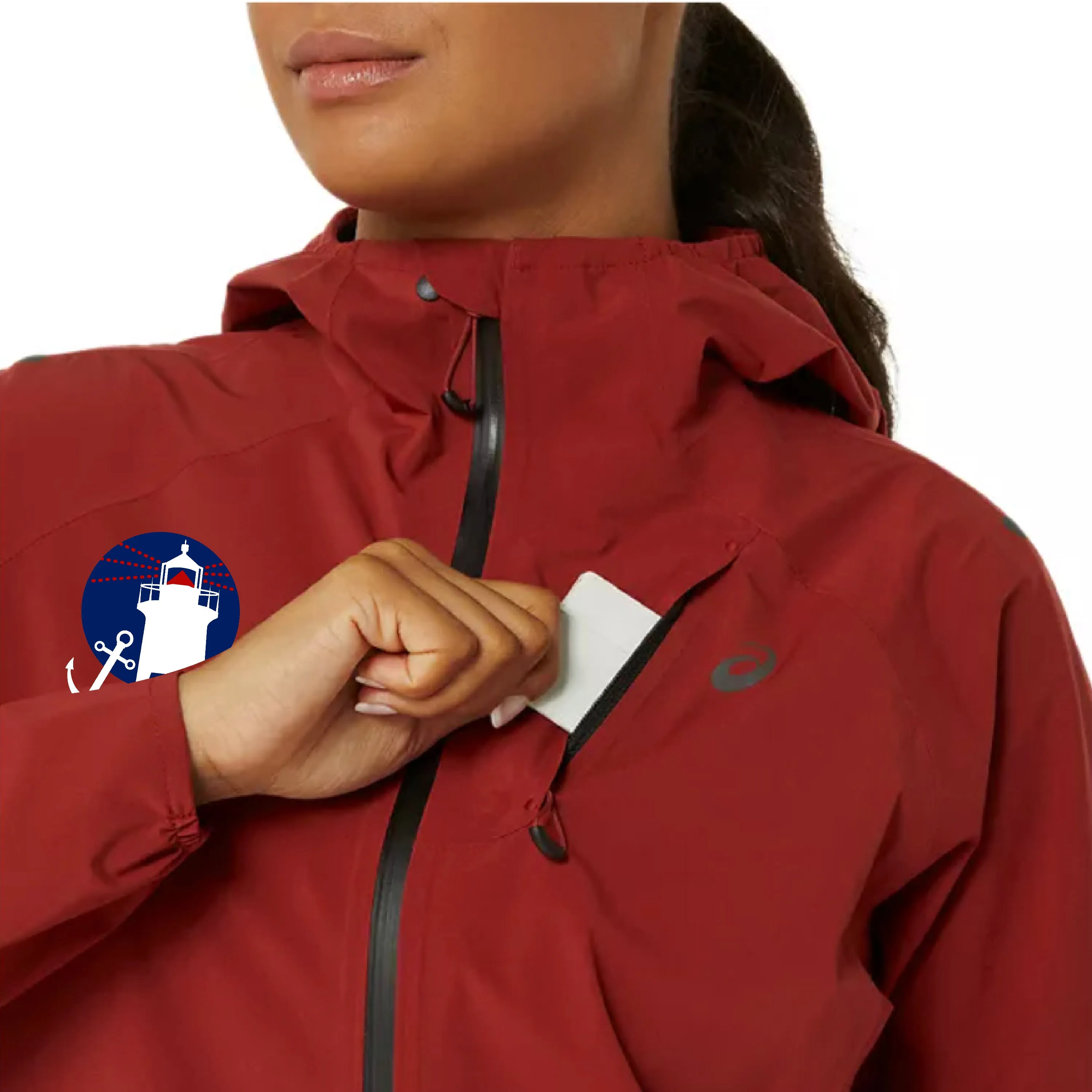 ASICS Women's Falmouth Road Race 2024 Metarun Waterproof Jacket (2012D092-600) FRR21 (POS)