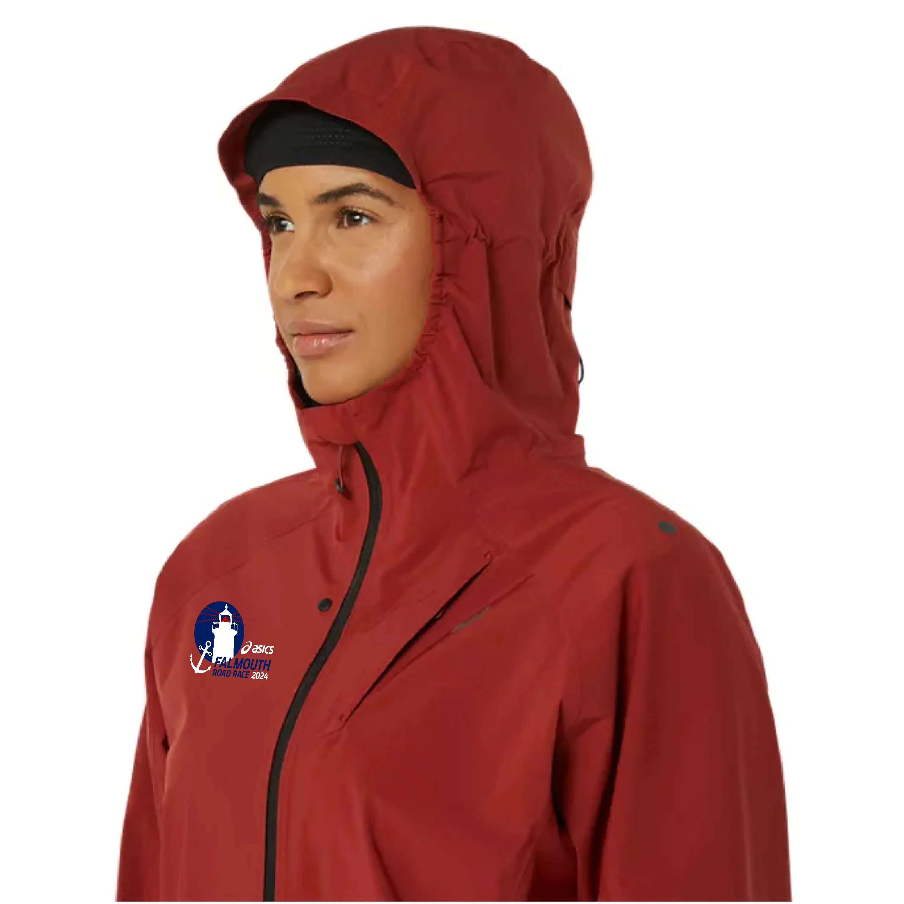 ASICS Women's Falmouth Road Race 2024 Metarun Waterproof Jacket (2012D092-600) FRR21 (POS)