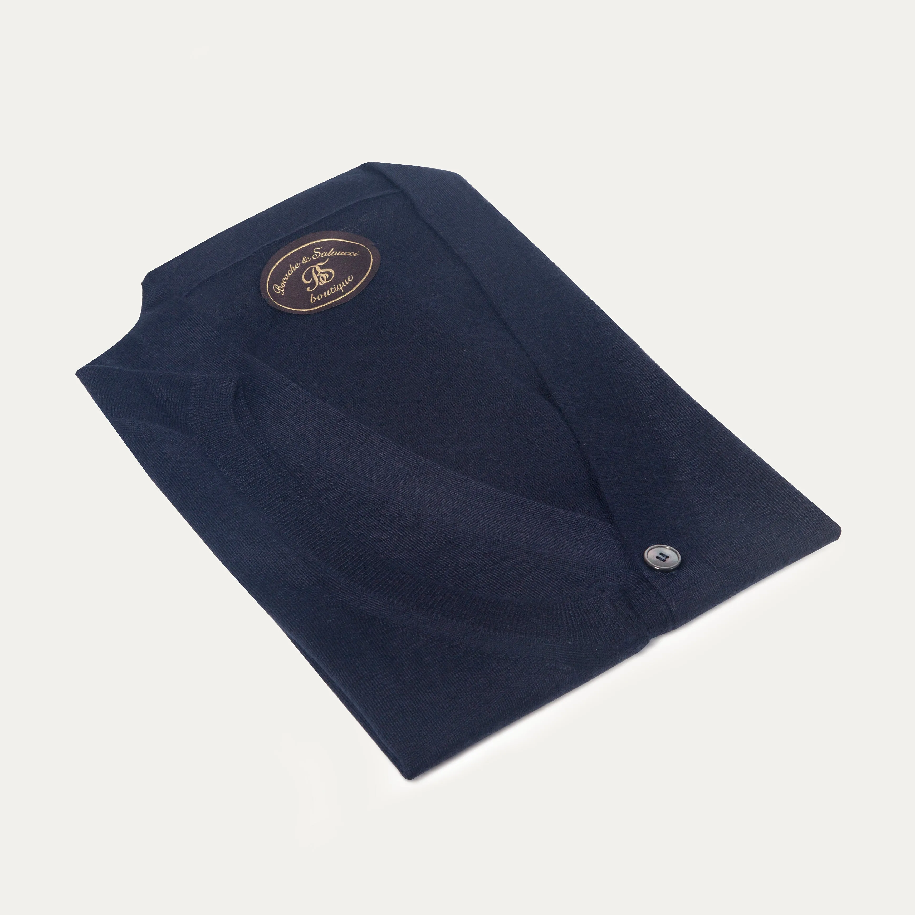 Cashmere & Silk Vest - Navy