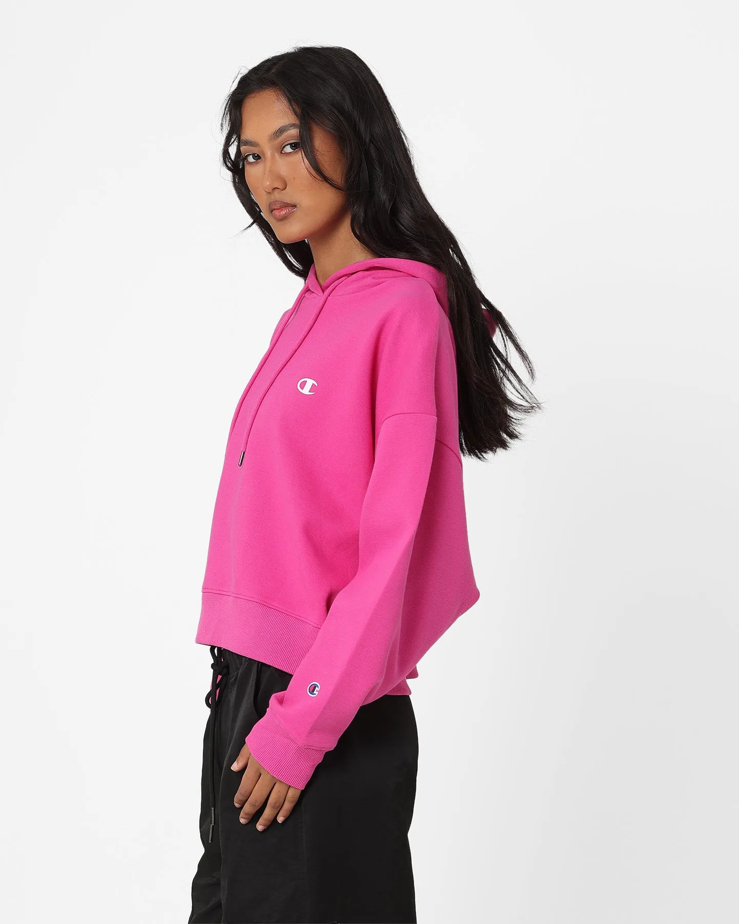 Champion Women's Rochester Base Hoodie Peony Parade Pink