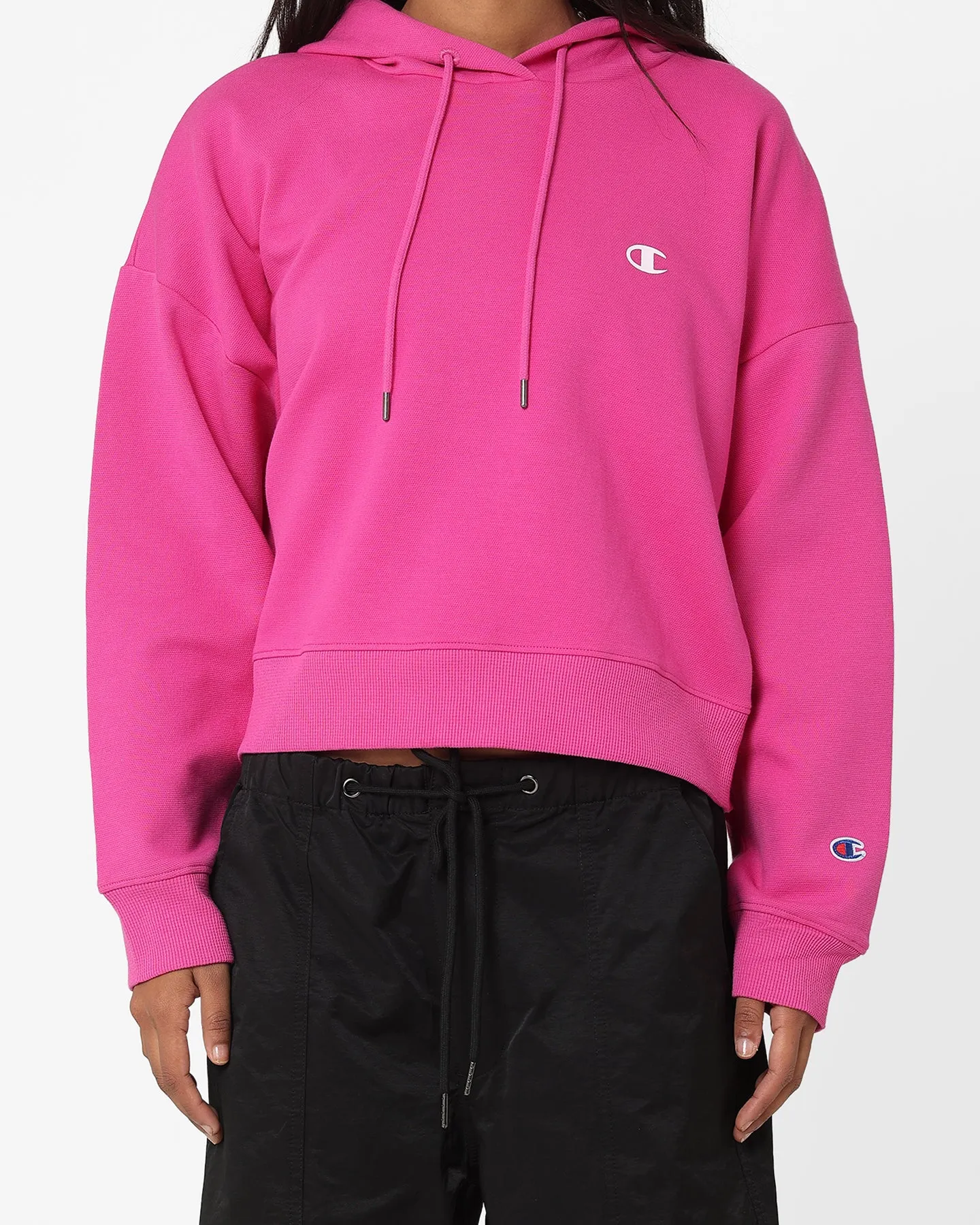 Champion Women's Rochester Base Hoodie Peony Parade Pink