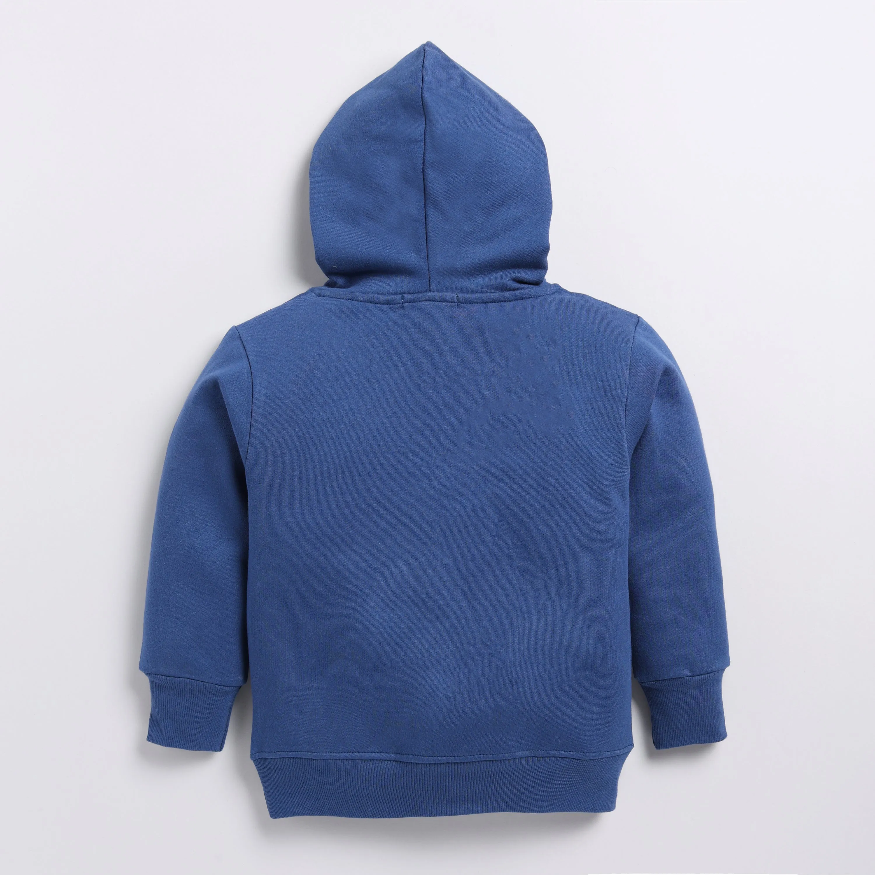 Dark Blue Organic Fleece Over Size Hoodie