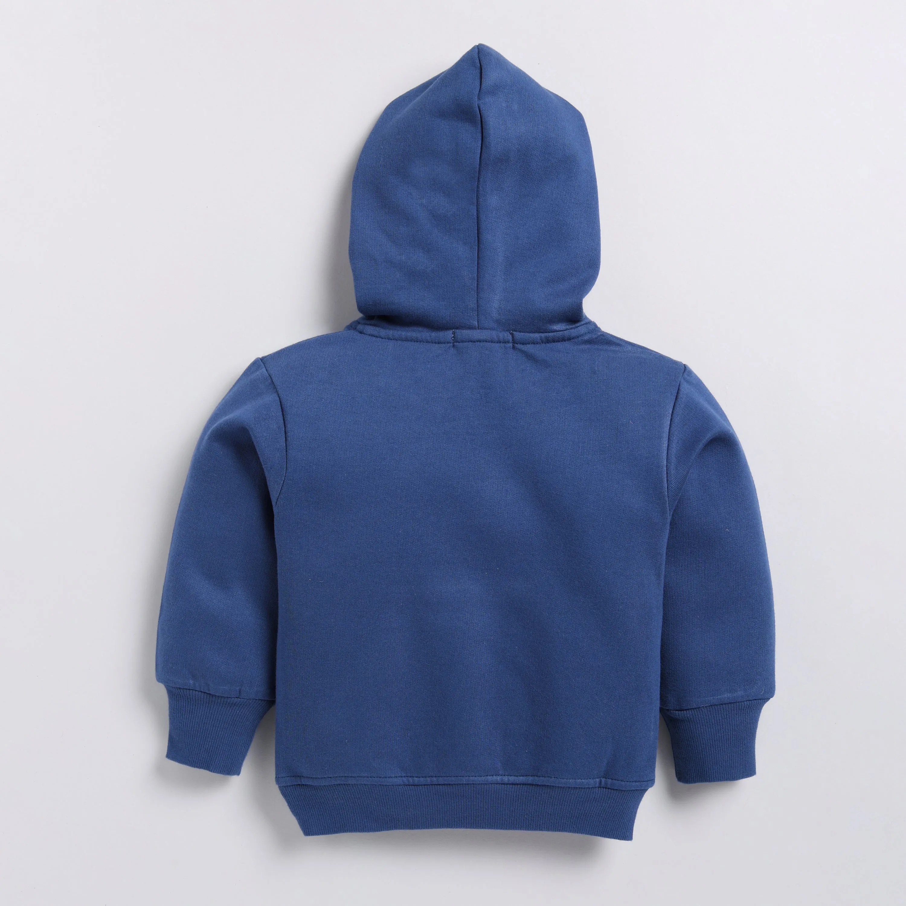 Dark Blue Organic Fleece Over Size Hoodie