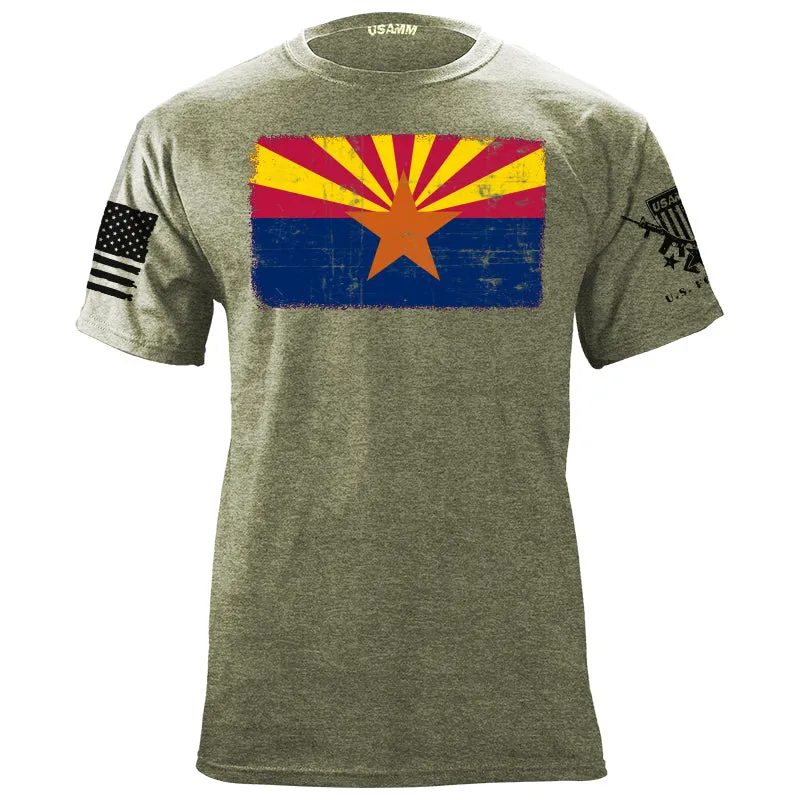 Distressed Arizona Flag T-Shirt