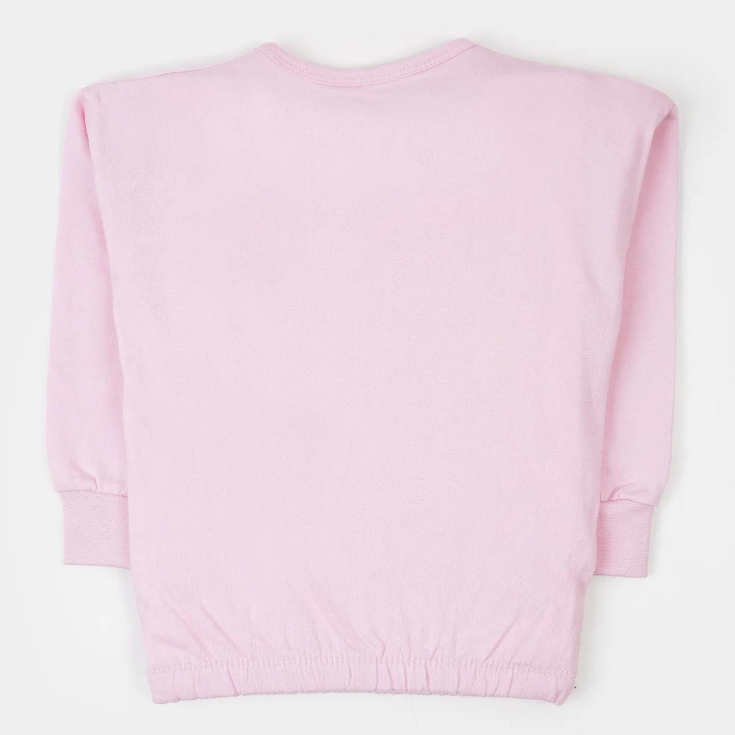 Girls Sweatshirt Butterfly - Pink