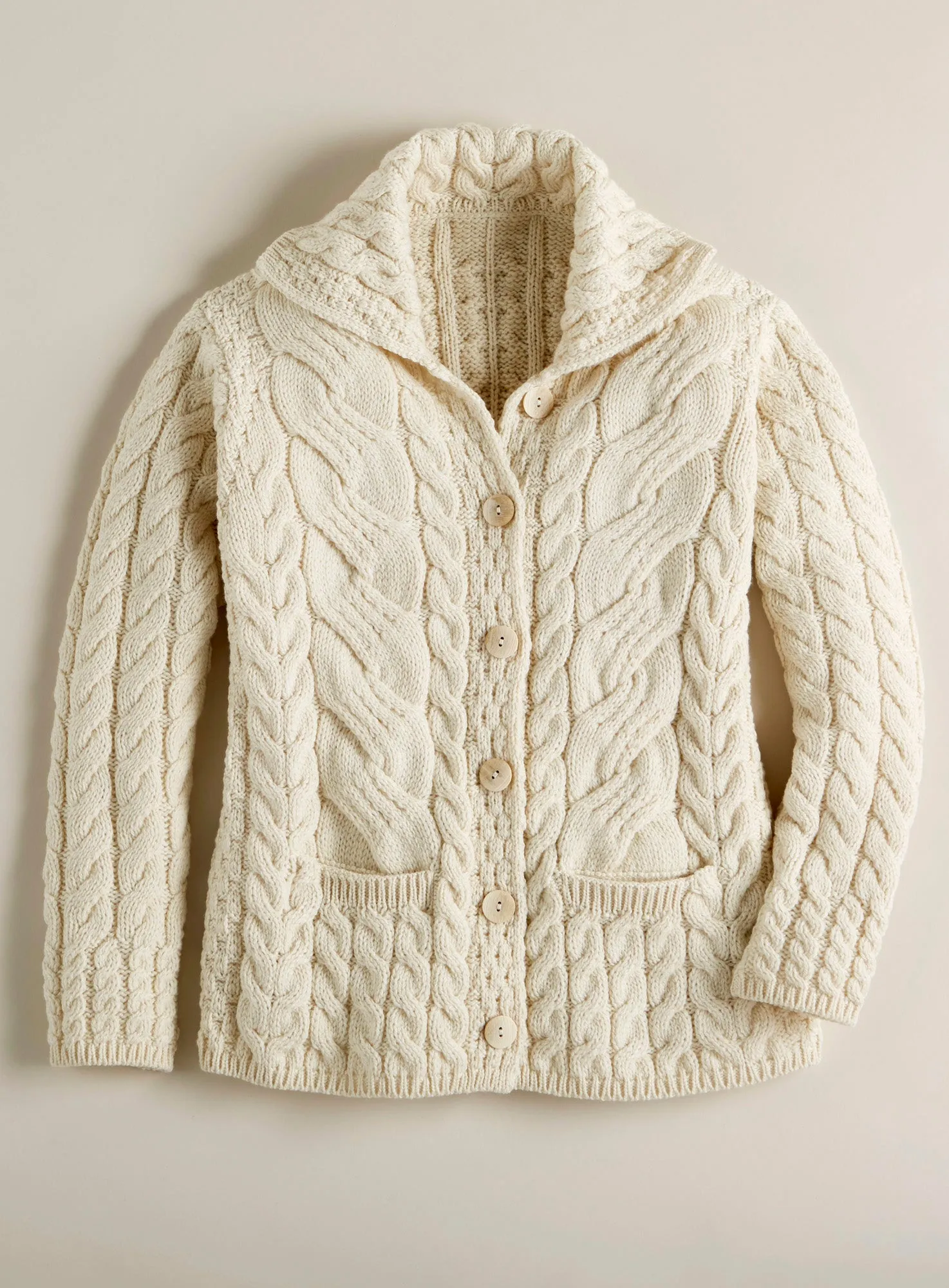 Irish Rose Cable Cardigan FINAL SALE (No Returns)