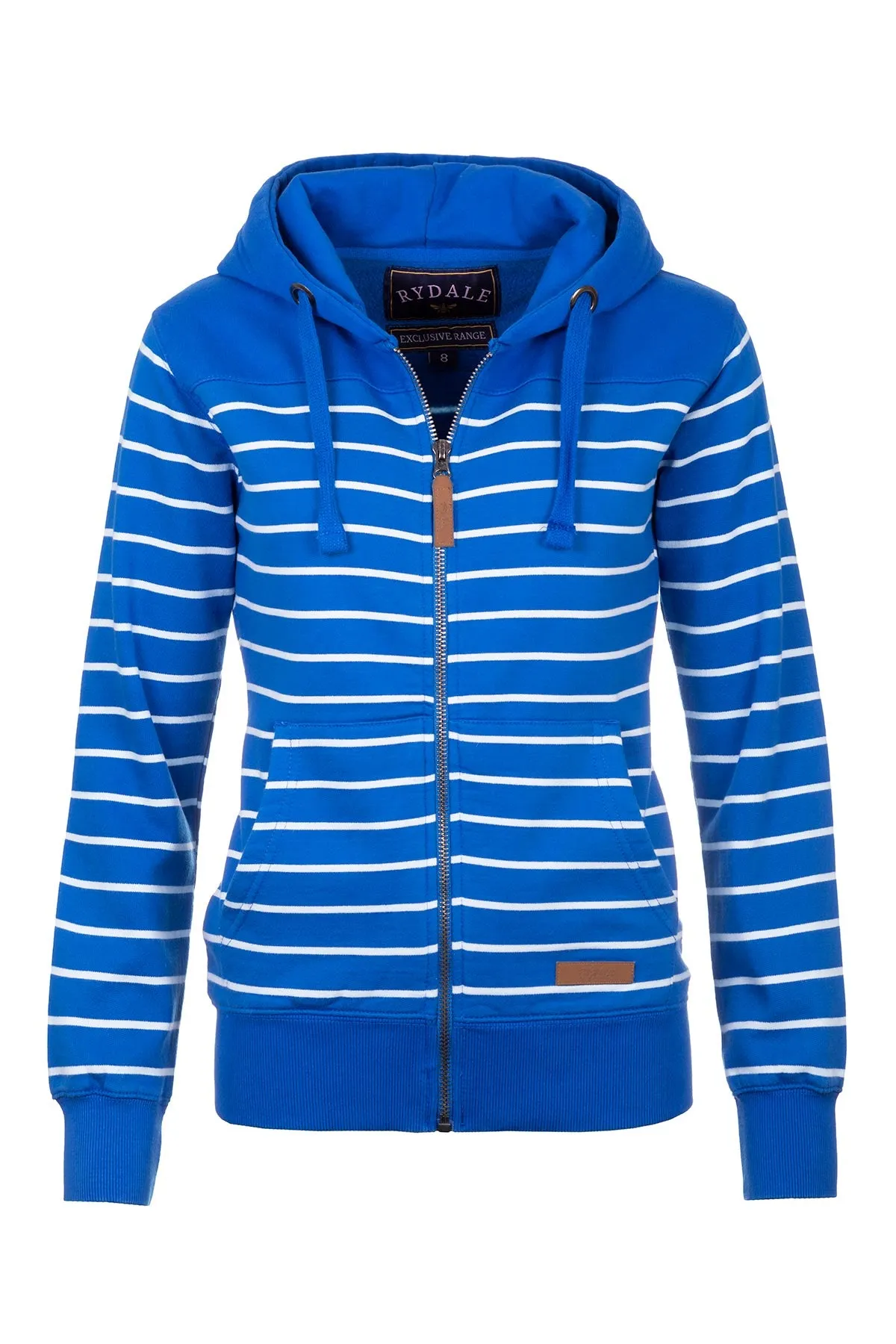 Ladies Lucy Striped Full Zip Hoody