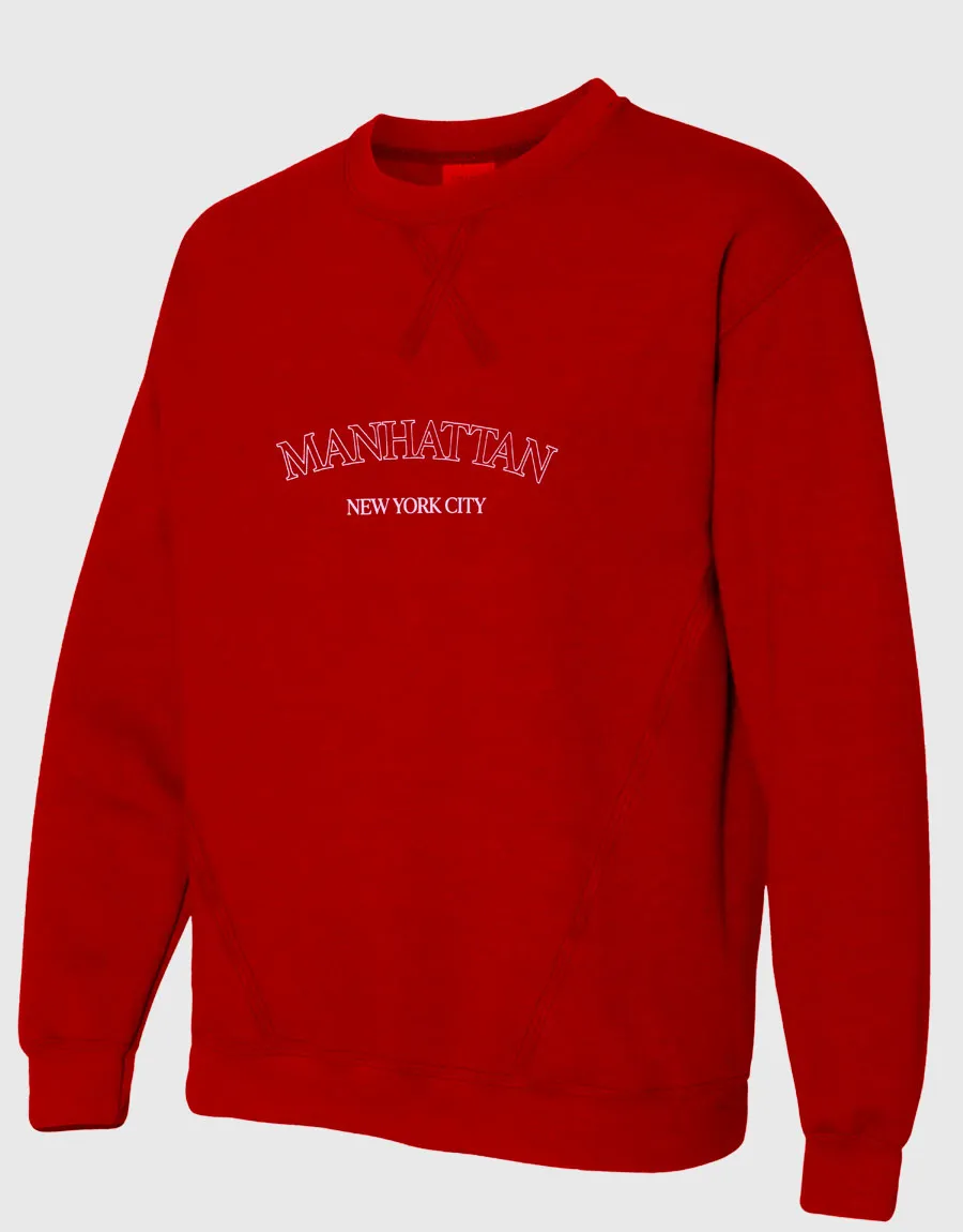 Ladies Sweatshirt, Red