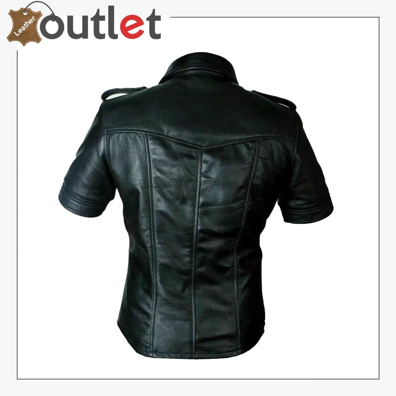 Men Very Hot Genuine Sheep leather Shirt