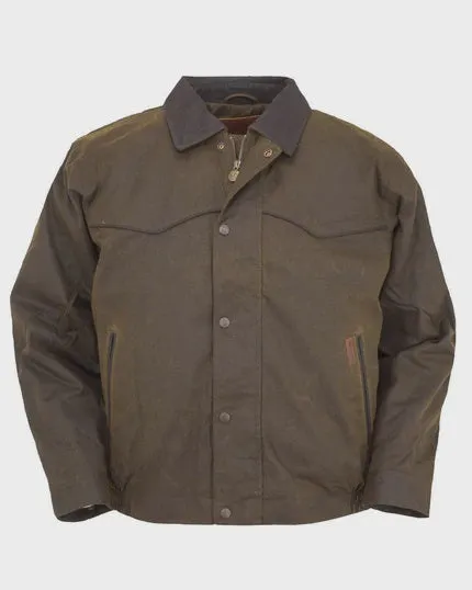 MENS OUTBACK TRADING CO TRAILBLAZER OILSKIN JACKET