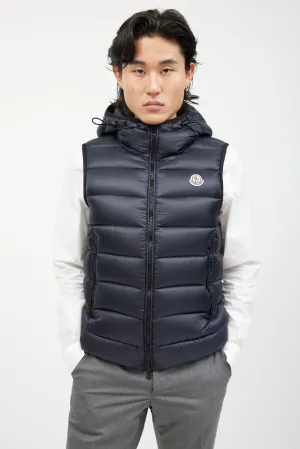 Navy Down Quilted Vest