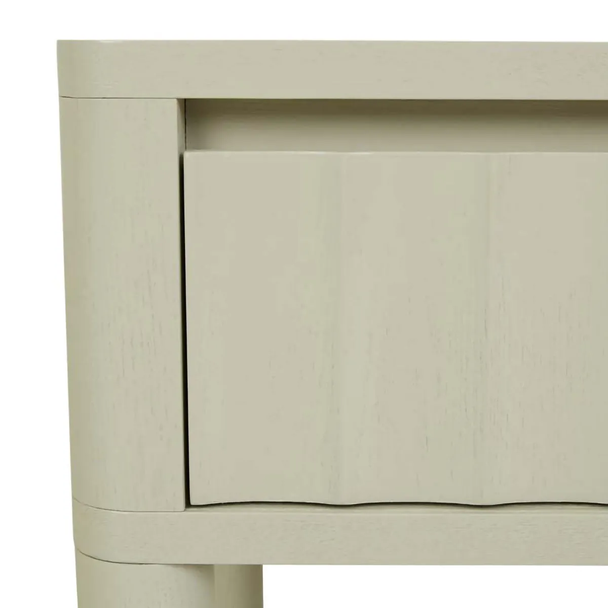 Oliver Fluted 1 Drawer Bedside Table