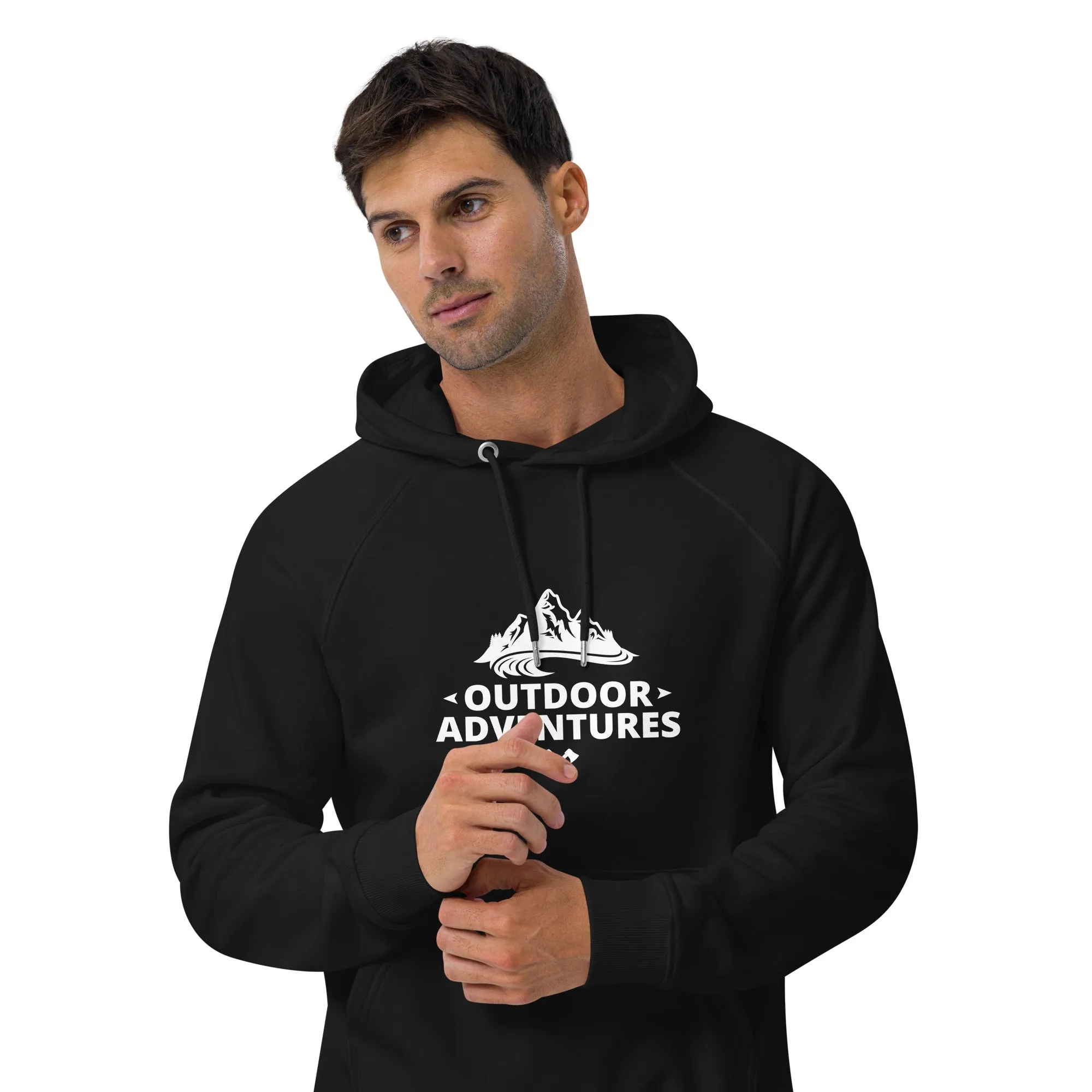 Outdoor Adventure - Unisex eco raglan hoodie