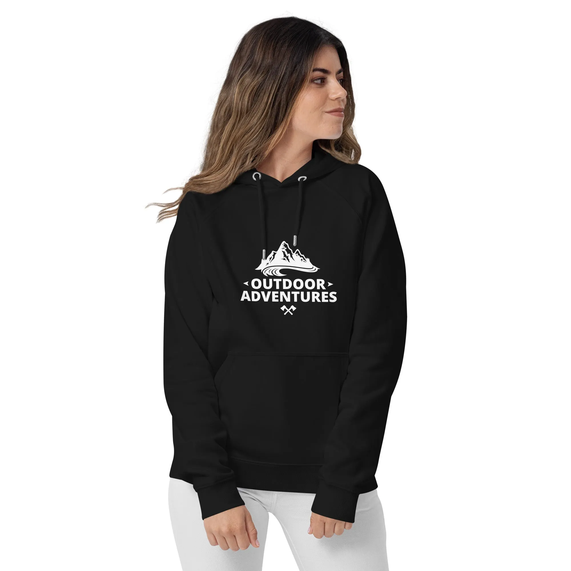 Outdoor Adventure - Unisex eco raglan hoodie