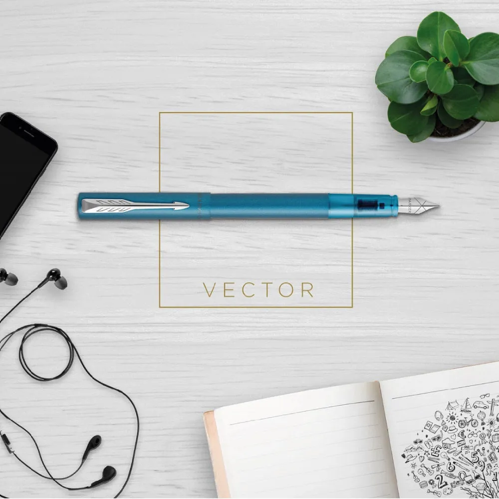 Parker Vector XL Metallic Fountain Pen