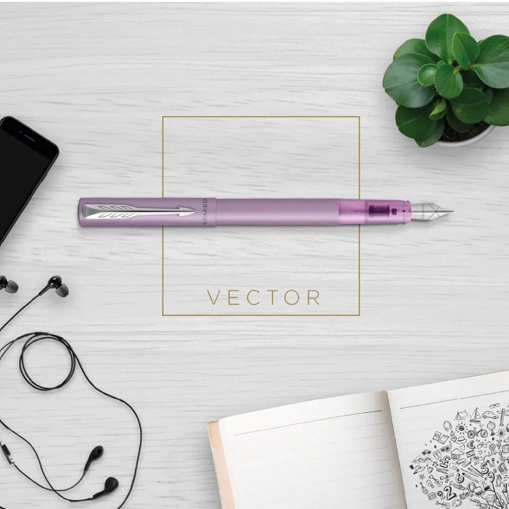 Parker Vector XL Metallic Fountain Pen