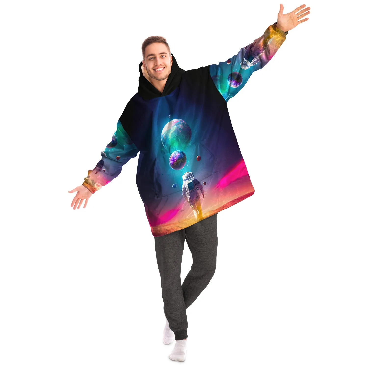 Planet Travel Spaceman Snug Hoodie