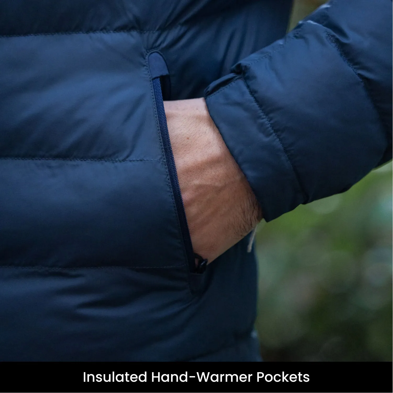 Recycled Mid-layer Jacket Dark Blue | Men