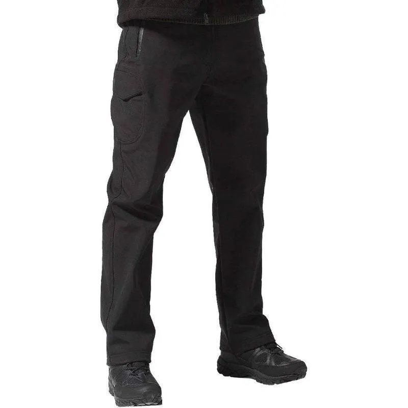 Sharkskin Windproof Softshell Fleece Lined Cargo Pants