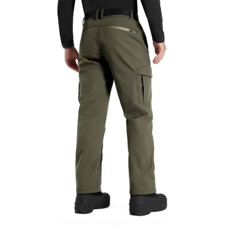 Sharkskin Windproof Softshell Fleece Lined Cargo Pants