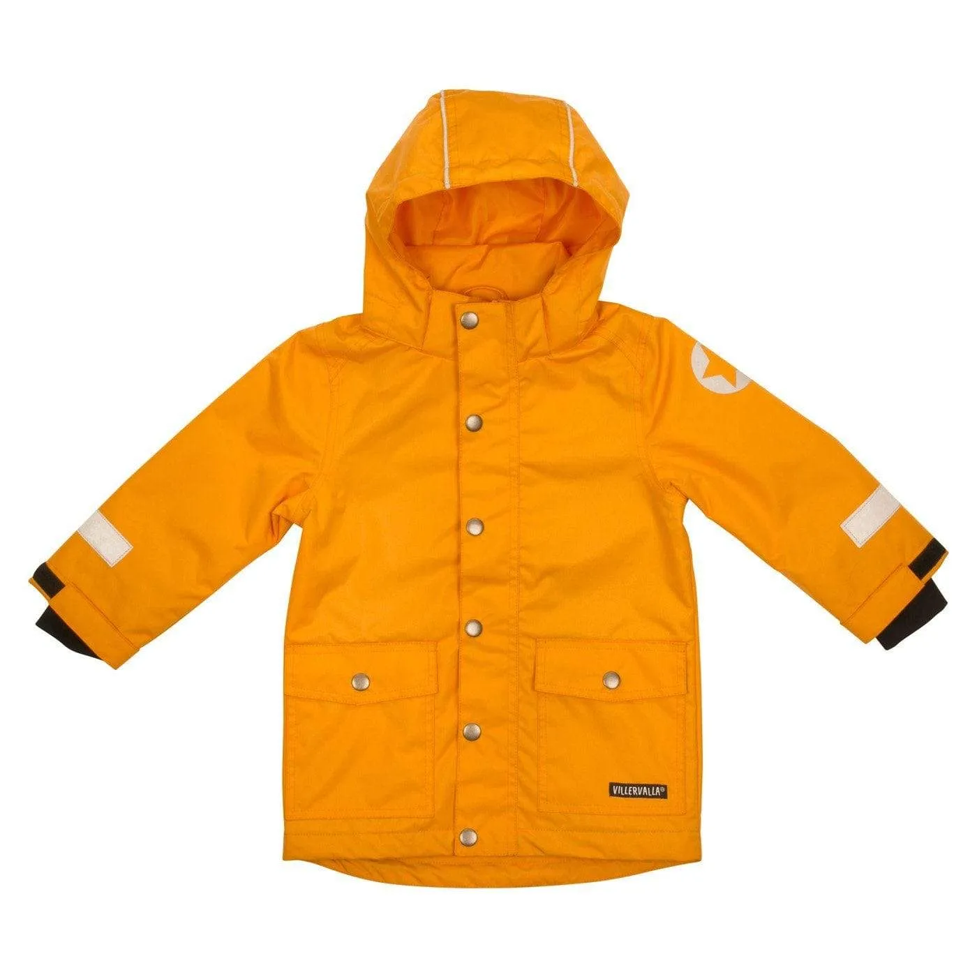 Shell Waterproof Breathable Parka Jacket: Tangerine Orange