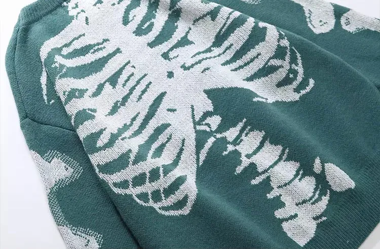 Skeleton HP Sweater - Green