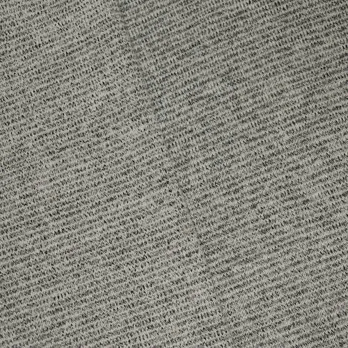 Static Gray/White Rayon Blend Rib Stripe Knit Fabric