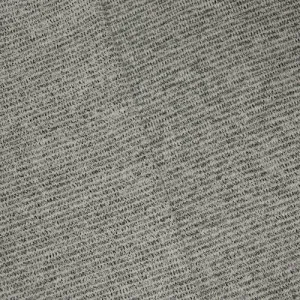 Static Gray/White Rayon Blend Rib Stripe Knit Fabric