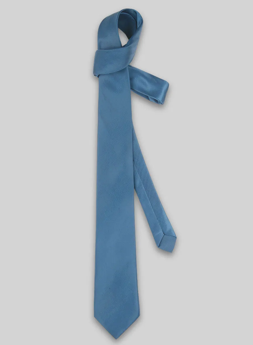 Turkish Blue Satin Tie