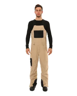 XTM Tyler Mens Bib Pants Oatmeal